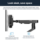 DELL OptiPlex 3000 Series 3080 Business MFF Desktop, Intel Core i5-10500T, Intel UHD Graphics, 8GB DDR4 SODIMM, 256GB PCIe M.2 SSD, Wi-Fi 5, Windows 10 Pro, Black